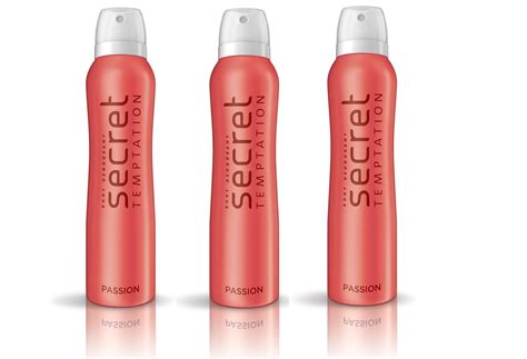 Secret Temptations Passion Deodorant for Women, Long-lasting Deodorant ...