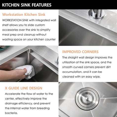 Buy 15 Inch Drop In Bar Sink Stainless Steel-HACHENL 15”×15” Drop In ...