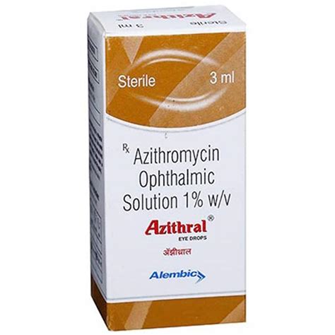 AZITHRAL EYE DROPS 3ML Price, Uses, Side Effects, Composition - Apollo ...