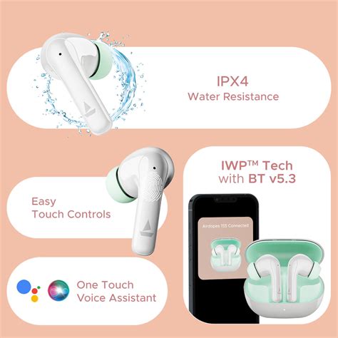 boAt Airdopes 155 - Bluetooth Wireless Earbuds with 40 Hours Playback