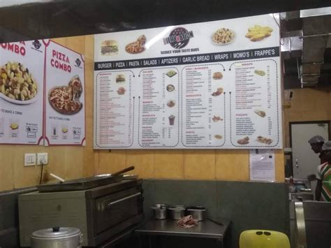 Menu at Fiery Nation, Pune, Aruna pg 168/1