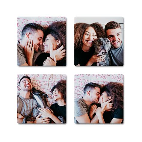 Square Stone Coasters, Set of 4 | Square Stone Coaster Set of 4 | Home ...