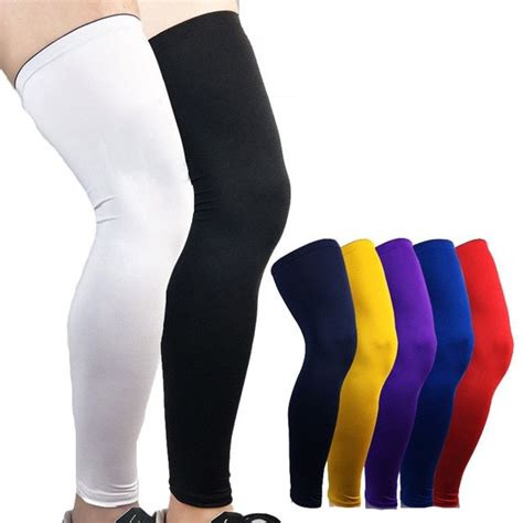 1PCS Super elastic lycra basketball knee pad support brace football leg ...