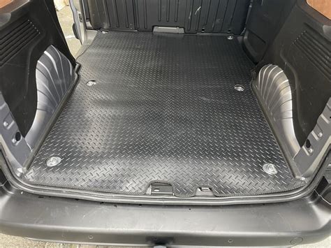FITS VAUXHALL COMBO VAN SWB 2019 & ONWARDS TAILORED BLACK RUBBER VAN ...