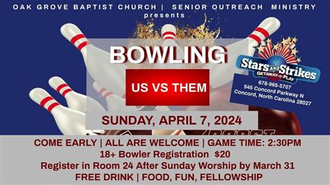 OGBC CHURCH-Wide Event - Bowling , Stars and Strikes Family ...