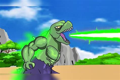 哥斯拉游戏动画：绿巨人与哥斯拉融合的进化_哥斯拉_绿巨人_动画