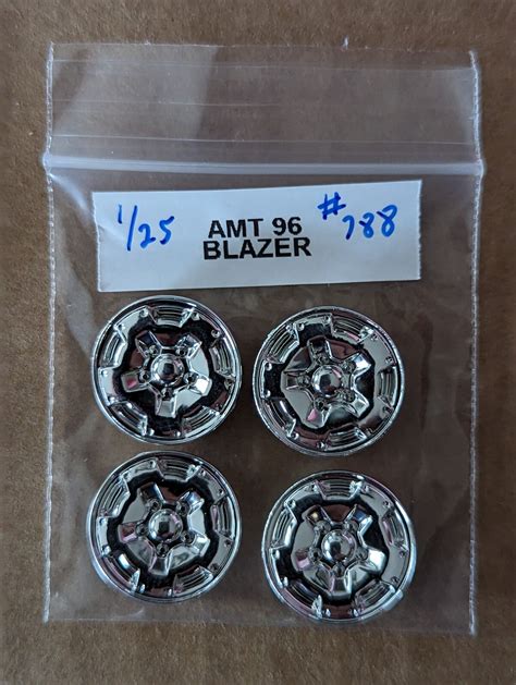 AMT 96 CHEVY BLAZER STOCK WHEELS NEW!! 1/25 #788 | eBay