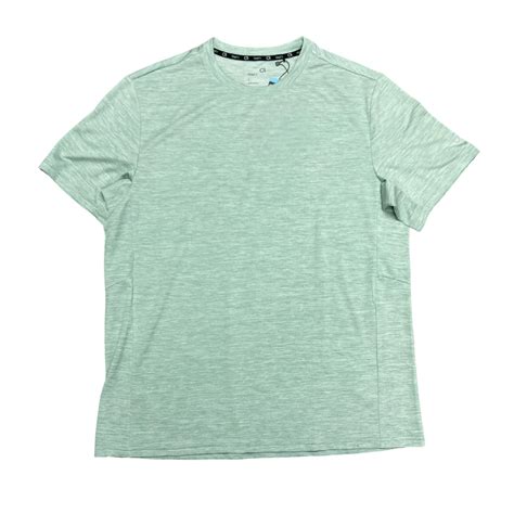 GAP Fit Men's Short Sleeve Moisture Wicking Active Tee (Heather Lily ...