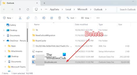Image result for Remove Outlook Data File