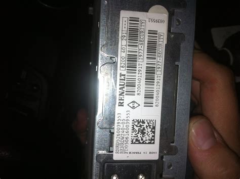 Image result for Code Pin Clio 2