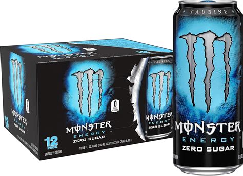 Amazon.com : Monster Energy Zero Sugar, Low Calorie Energy Drink, 16 Ounce (Pack of 12 ...
