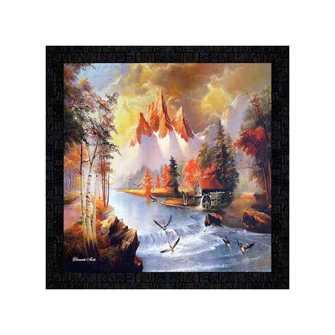 PnF Framed Poster of Hand Painting Landscape Scenery Art Paintings 9273 ...