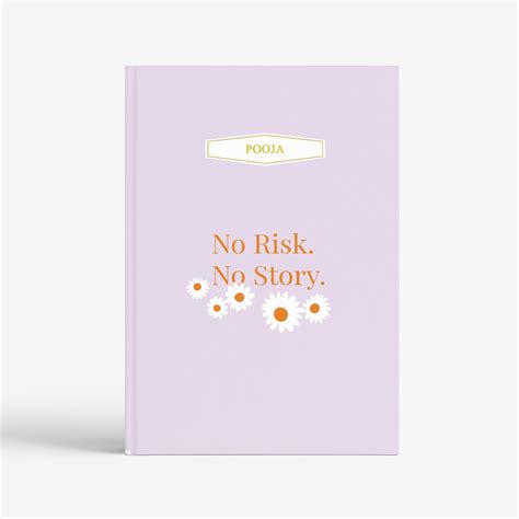 Personalized Notebook/Journal-No Risk No Story