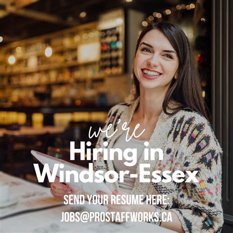 We’re #hiring across Windsor-Essex! | PROSTAFF Employment Solutions