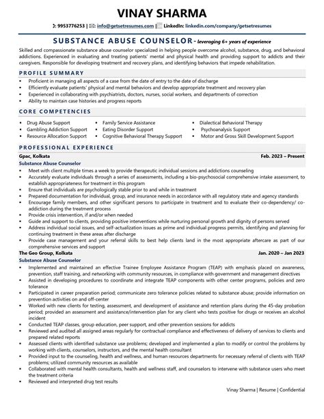 Peer Support Specialist Resume