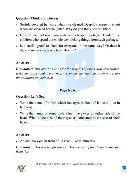 Class 5th Science Chapter Super Sense 的图像结果