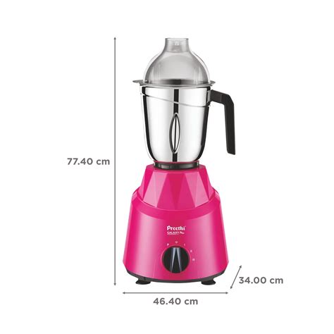 Buy Preethi Galaxy Plus 750 Watt 4 Jars Mixer Grinder (21000 RPM ...