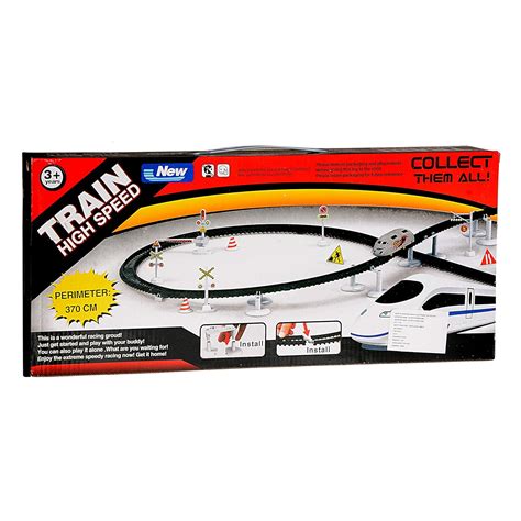 Fun Villa High Speed Battery Operated Metro Train with Flyover Track ...