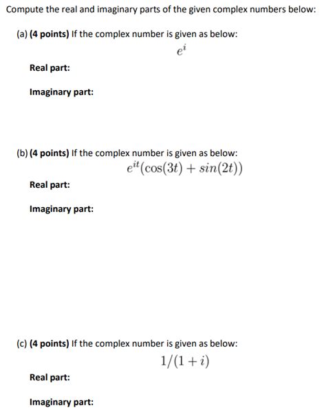 Image result for Complex Number Imaginary and Real Part