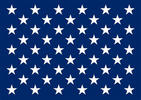 Star Stencil For Flag