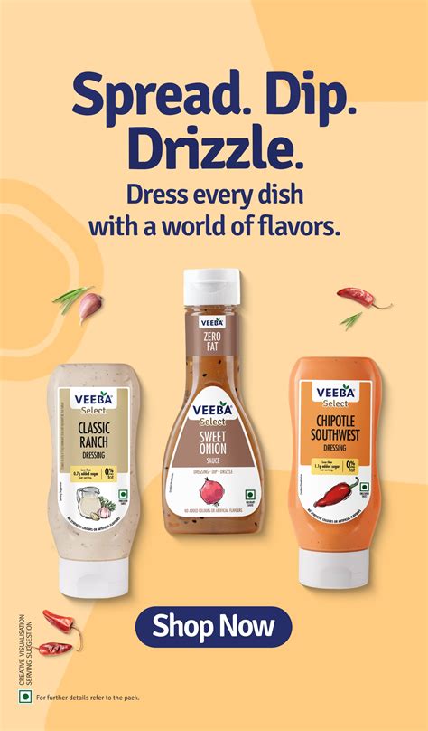 Veeba | Sauces, Mayonnaise & Spreads Company in India