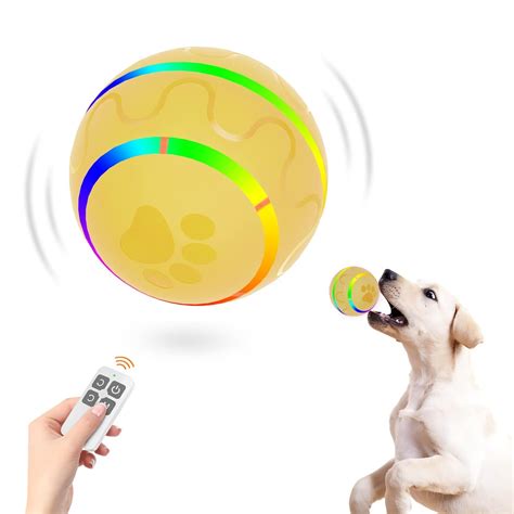 Buy Kirisima Interactive Dog Balls Toys Active Rolling Ball for Dogs ...