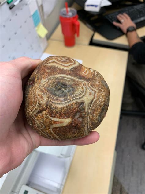 Found this 1.5 pound agate on the Mississippi this weekend. How rare is ...