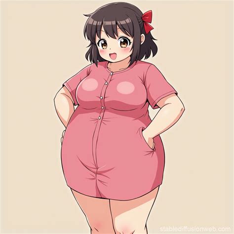 anime chubby teacher overweight cute dress Prompts | Stable Diffusion ...