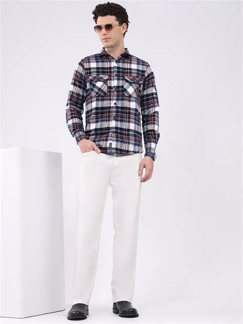 Men Checked Shirts | Buy Check Shirt for Men Online - Monte Carlo