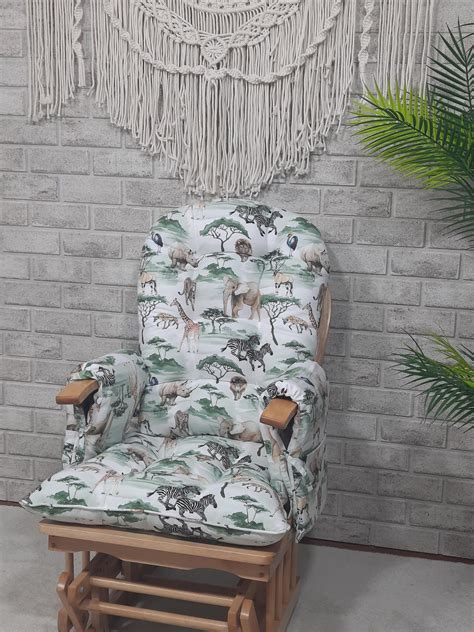 Custom Rocking Chair Cushion Set: Anti-allergenic, Pes+cotton - Etsy
