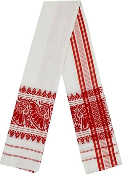 Assamese Pure Cottan GAMUSA : Amazon.in: Clothing & Accessories