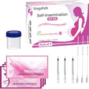 PregaPath Self Inseminate Conceive Kit, At-Home IVI-IUI, Medical-Grade ...