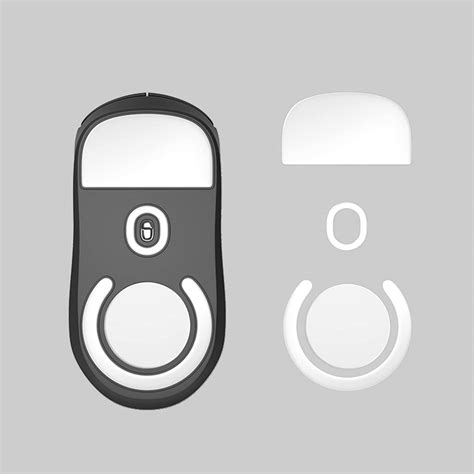Buy 2 Sets Fast 5.1 Rounded Curved Edges Mouse Feet Skates for Logitech ...