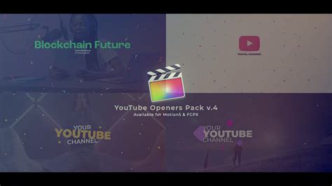 Apple Motion Template: Youtube Intros Pack SBV-349303990 - Storyblocks