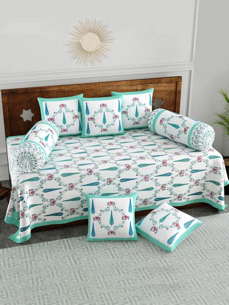 Hand Block Printed Cotton Dewan Sets | Blocks of India |Traditional ...