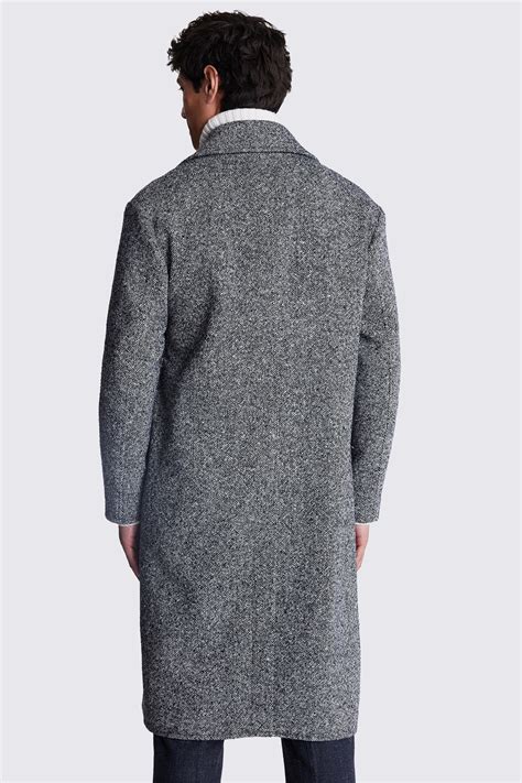 Black and White Long Coat | Buy Online at Moss