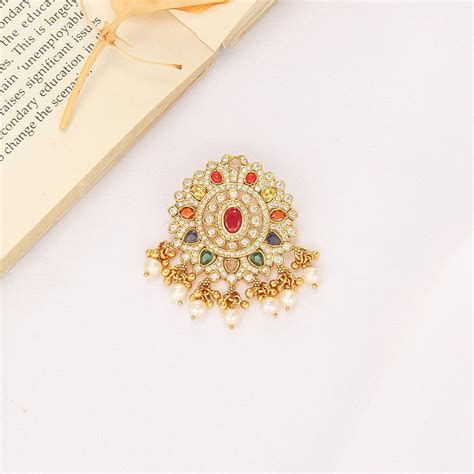 Gold Plated Navaratna Jewellery Online | 92.5 Gold Plated Silver ...