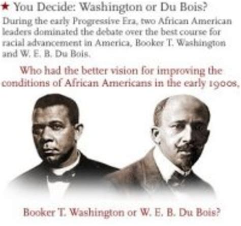 Booker T. Washington and W.E.B. Du Bois – leaders with different ideas but common goal | HubPages