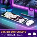 Ant Esports KM1610 LED Keyboard & Mouse,104 Keys Rainbow Backlit ...