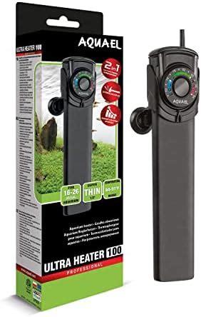 Aquael Ultra Aquarium Heater for Freshwater & Saltwater Aquariums - 100 ...