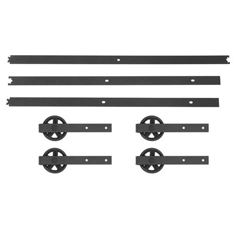 Buy Wakects 12FT/365cm Sliding Door Rail Suspended Sliding Barn Door ...