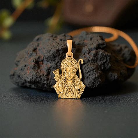 22KT Gold Plated 92.5 Pure Silver God Ram Pendant/locket – Akshat Sapphire