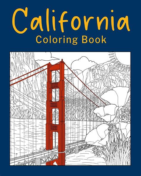 Buy California Coloring Book: California City & Landmark Coloring Books ...