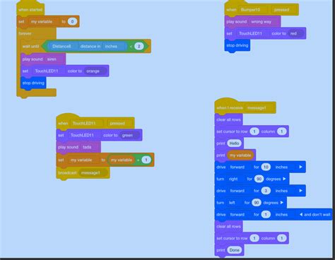 VEXcode IQ Block Tutorial 的图像结果