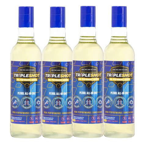 Triple Shot Petrol All-In-One (375ml) Pack of 4 – Lubrycant