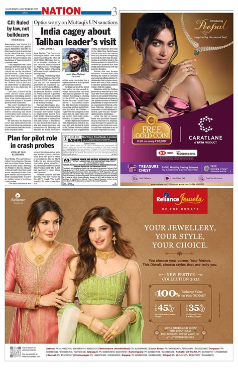 Telegraph India Epaper - Calcutta Edition, Saturday, 04 Oct, 2025 ...