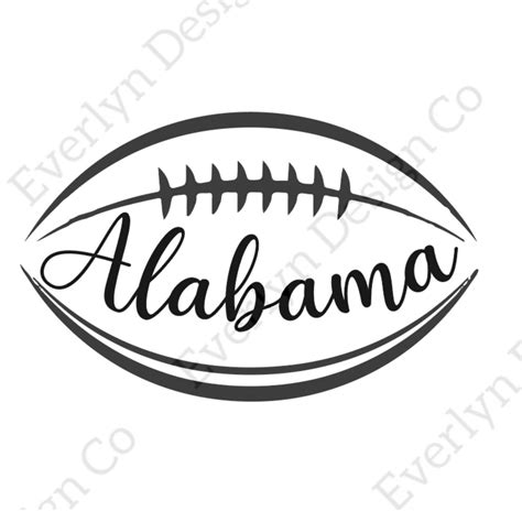 Buy Alabama Svg, Alabama Football Svg, Football Svg Printable, Cricut ...