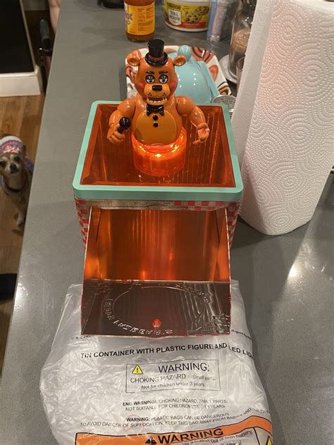 FNAF LED Freddy Jack In The Box Popcorn Bucket Regal Cinemas In Hand ...