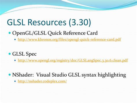 Image result for GLSL Tutorial
