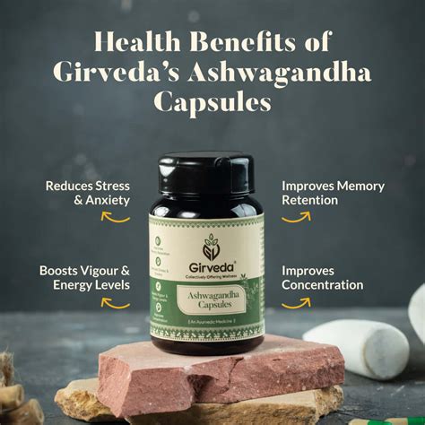 Ashwagandha Capsules – 60 Capsules – Girveda